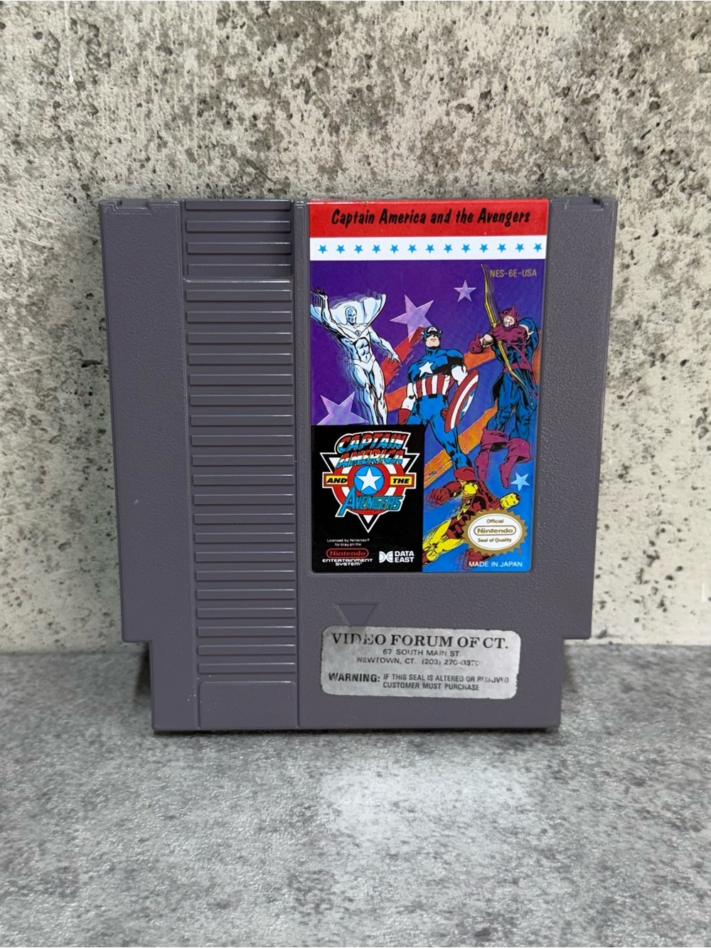 Captain America & The Avengers NES Authentic Tested